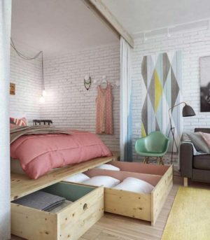 31 Small Space Ideas To Maximize Your Tiny Bedroom - HomeDesignInspired