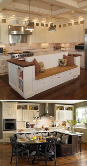 Built-in Benches in Almost Anywhere of A Home - HomeDesignInspired