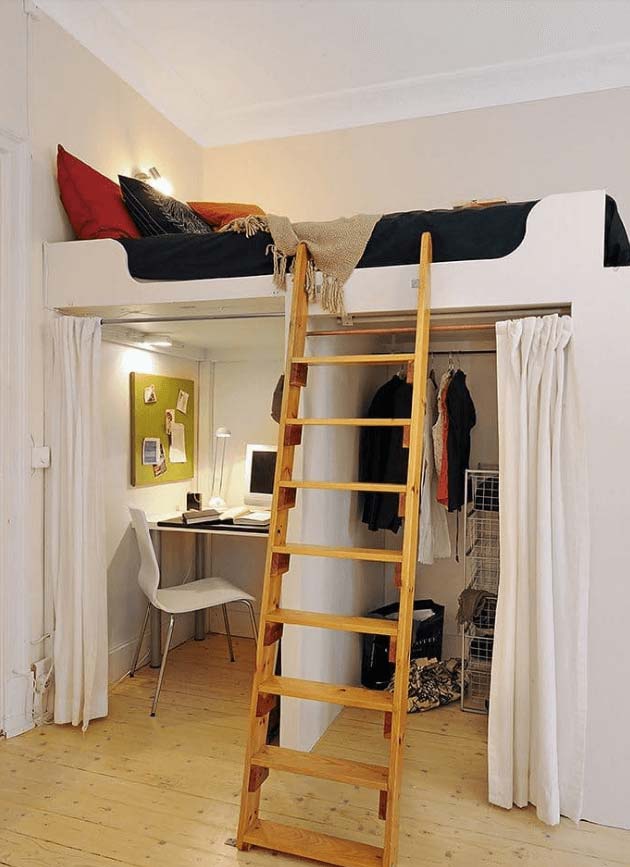 Loft Bedroom Design For Small Space - img-Abetzi