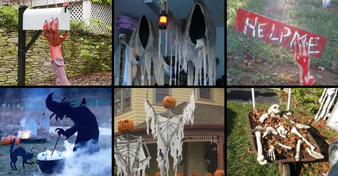 46 Cool DIY Outdoor Halloween Decorations (Cheap & Easy!)