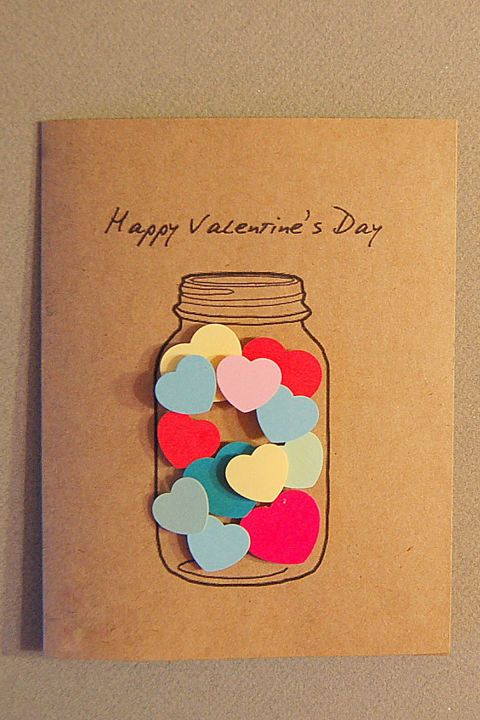 Hearts in a Jar Card