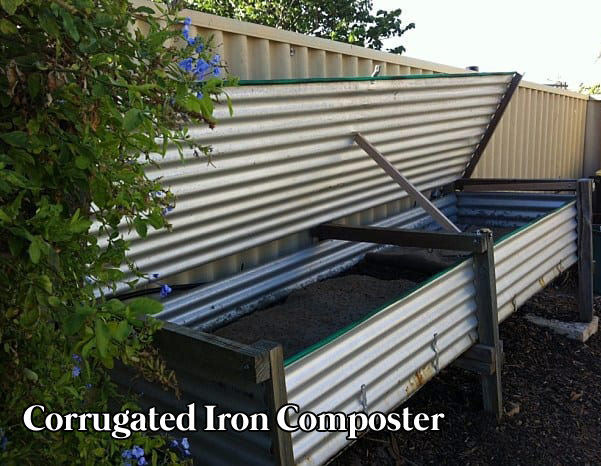 Corrugated Iron Composter