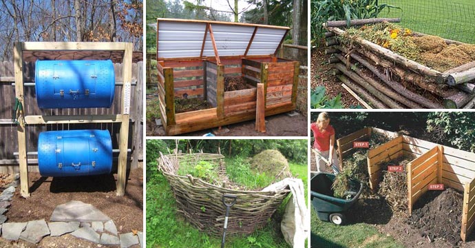 25 Best DIY Compost Bins to Make Free Garden Fertilizers - A Piece Of  Rainbow
