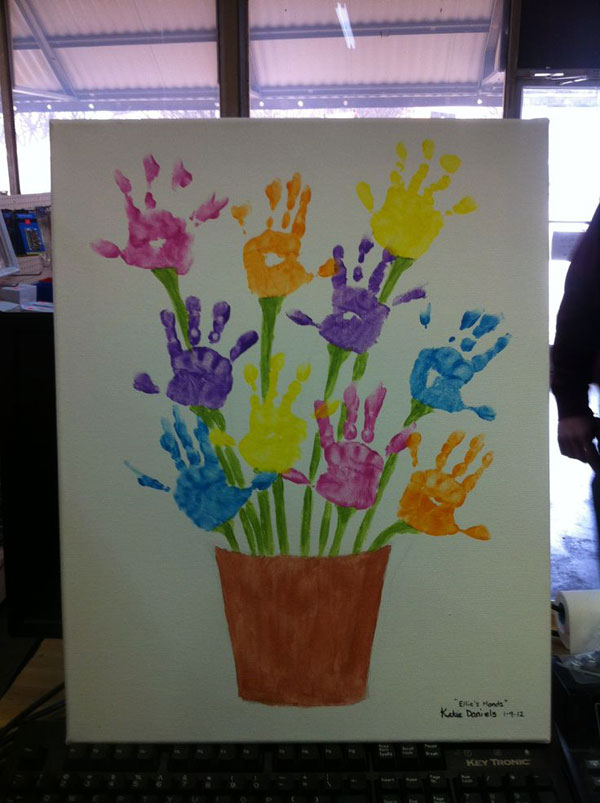 Handprint Flower for Spring