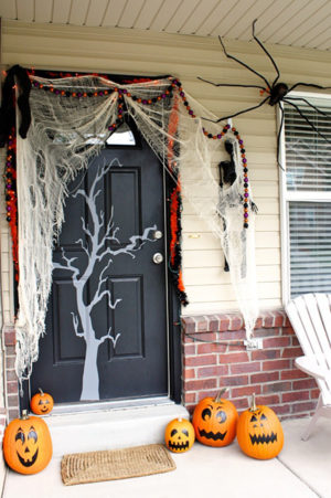 Add Spooky Touch to Porch this Halloween - HomeDesignInspired