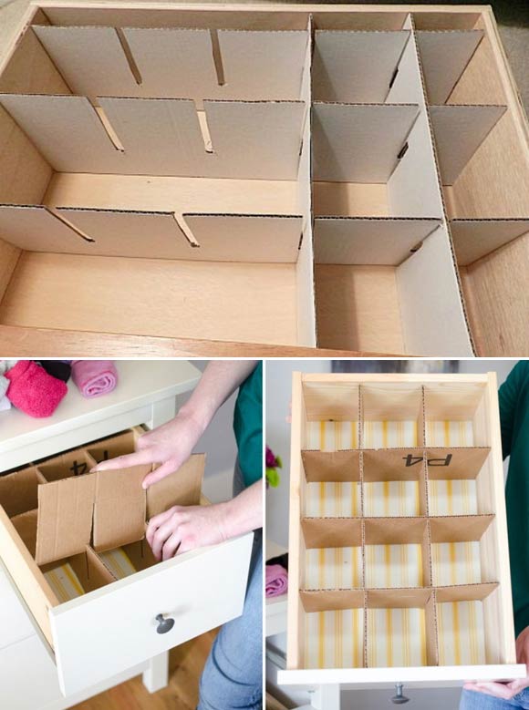 How to Make Cheap and Easy DIY Drawer Dividers