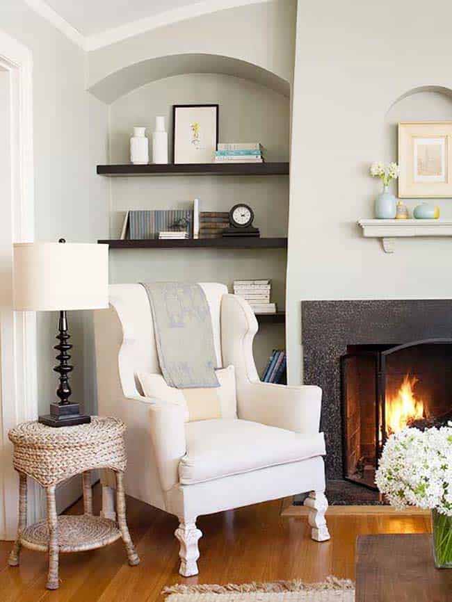 100 Reading Nooks Next to Fireplaces for Ultimate Relaxation